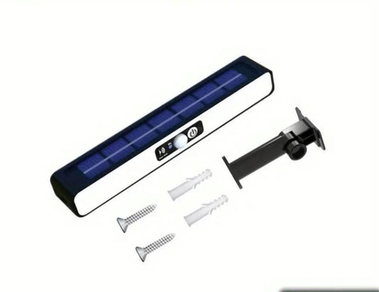 1 pieza de lampara solar luz blanca sensor automatico de encendido