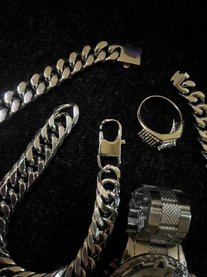 Conjunto de joyería de acero inoxidable