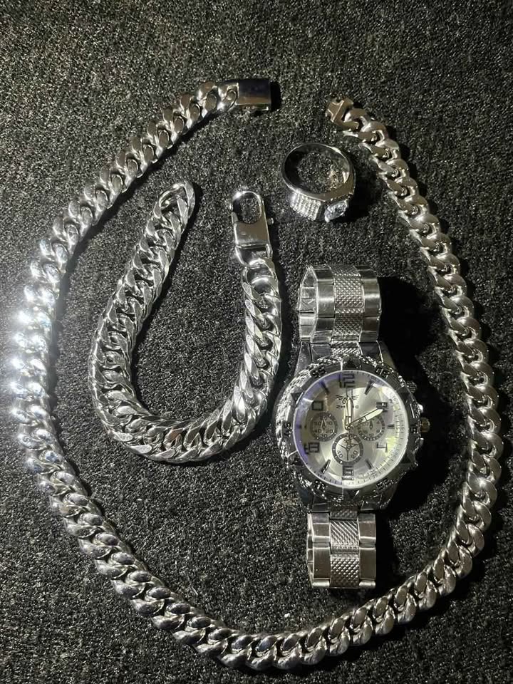 Conjunto de joyería de acero inoxidable