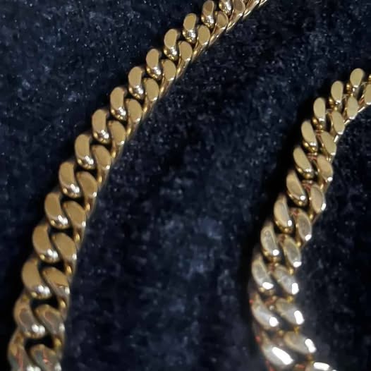 Cadena cubana de acero inoxidable