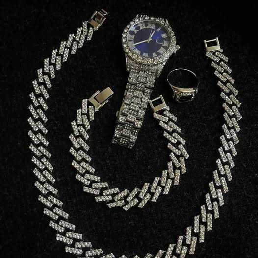 Conjunto de joyería Diamantada