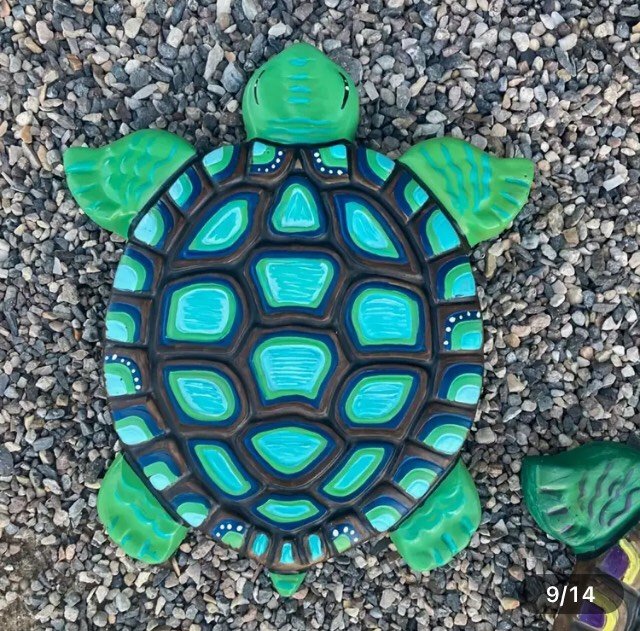 Molde para hacer adoquín con forma de tortuga