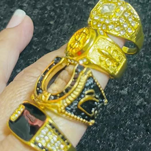 Conjunto de anillos acero inoxidable , 4 Anillos.