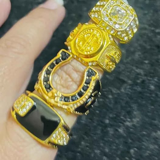 Conjunto de anillos acero inoxidable , 4 Anillos.