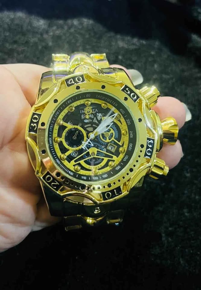 Reloj de Acero inoxidable resistente al agua, reloj robusto y pesado.